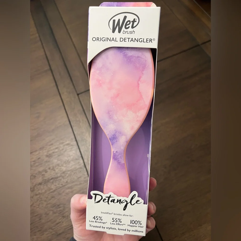 Wet Brush Original Detangler Pink Watercolor
